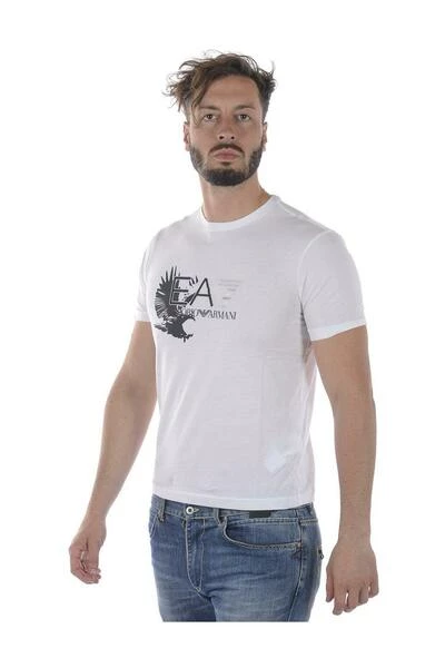 Emporio Armani EA7 Shirts T-shirt White 6 Emporio Armani EA7 Shirts T-shirt White - Afbeelding 4