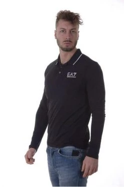 Emporio Armani EA7 Polo's Polo Shirts Black -Goedkope Emporio Armani EA7 winkel 758bf619487b22cc8efdc0d02bc0a3f1