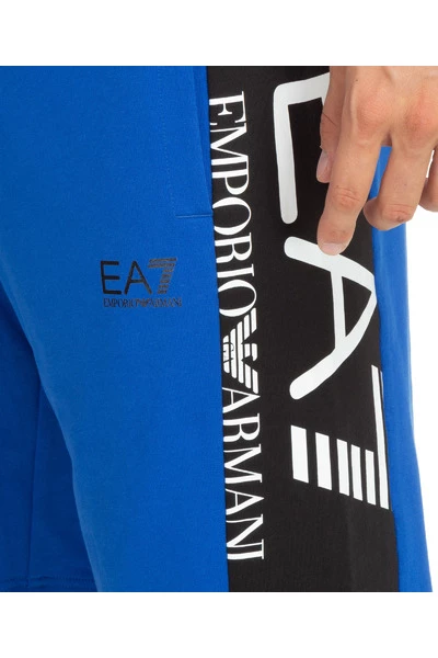 Emporio Armani EA7 Korte Broeken Men's Shorts Bermuda Blue 3 Emporio Armani EA7 Korte Broeken Men's Shorts Bermuda Blue