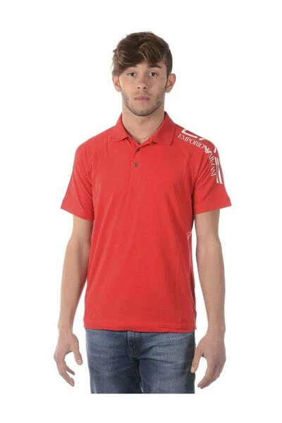 Emporio Armani EA7 Polo's T-shirt Red 5 Emporio Armani EA7 Polo's T-shirt Red - Afbeelding 3