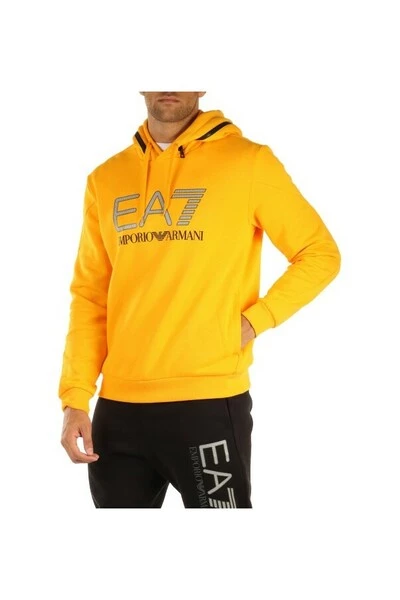 Emporio Armani EA7 Hoodies & Sweatvesten Hoodies Yellow 3 Emporio Armani EA7 Hoodies & Sweatvesten Hoodies Yellow