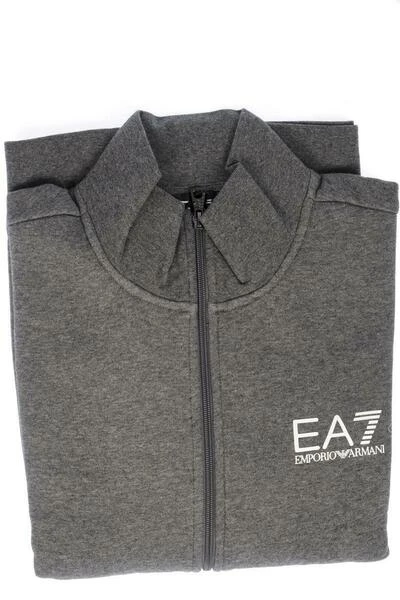 Emporio Armani EA7 Hoodies & Sweatvesten Sweatshirt Gray 6 Emporio Armani EA7 Hoodies & Sweatvesten Sweatshirt Gray - Afbeelding 4