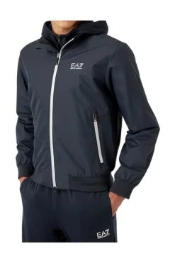 Emporio Armani EA7 Hoodies & Sweatvesten EA7 Zip Through Sweatshirt Blue