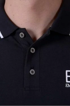 Emporio Armani EA7 Polo's Polo Shirt Black -Goedkope Emporio Armani EA7 winkel 7b3794eba4ceb248e5dd6aed1799132f