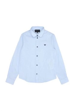 Emporio Armani EA7 Overhemden SHIRT Blue -Goedkope Emporio Armani EA7 winkel 7c9b34d57933638425facf9344775f1a