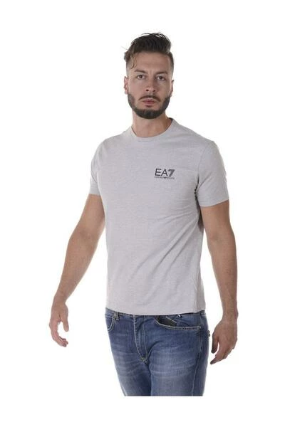 Emporio Armani EA7 Shirts T-shirt Gray 6 Emporio Armani EA7 Shirts T-shirt Gray - Afbeelding 4