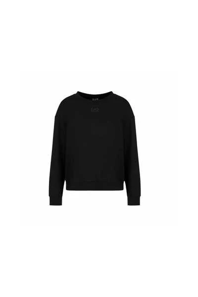 Emporio Armani EA7 Sweaters Round-neck Knitwear Black 4 Emporio Armani EA7 Sweaters Round-neck Knitwear Black - Afbeelding 2