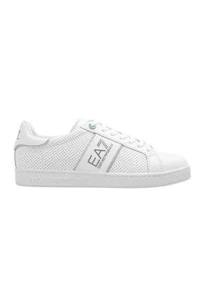 Emporio Armani EA7 Sneakers With Logo White 6 Emporio Armani EA7 Sneakers With Logo White - Afbeelding 4