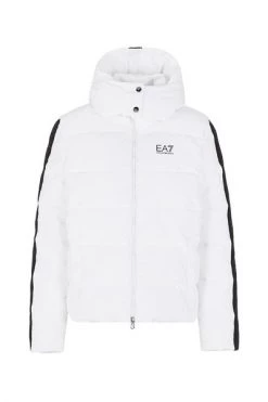Emporio Armani EA7 Gewatteerde Jassen Down Jacket White