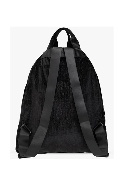Emporio Armani EA7 Rugzakken Velour Backpack With Logo Black 3 Emporio Armani EA7 Rugzakken Velour Backpack With Logo Black