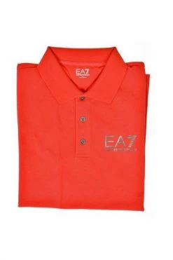 Emporio Armani EA7 Polo's Polo Shirt Red