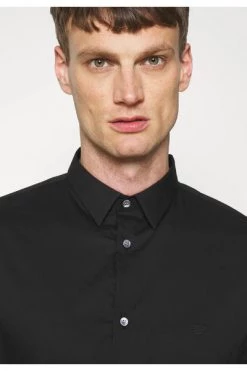 Emporio Armani EA7 Zakelijke Overhemden Formal Shirts Black