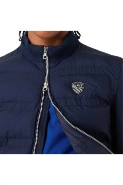 Emporio Armani EA7 Gewatteerde Jassen Jacket Blue -Goedkope Emporio Armani EA7 winkel 84983885afbf2fbdad2ad329f663985d
