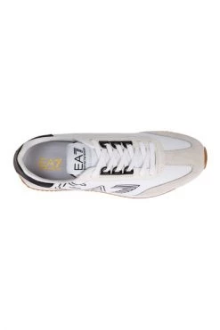 Emporio Armani EA7 Men's Shoes Trainers Sneakers Vintage White -Goedkope Emporio Armani EA7 winkel 8559197c3f475d9ac834ea715e24b053