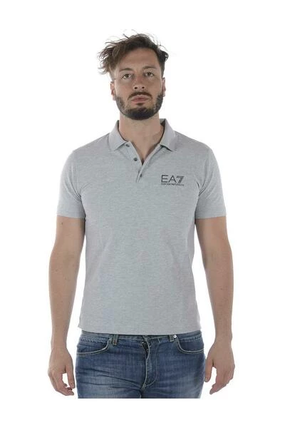 Emporio Armani EA7 Polo's Polo Shirts Gray 5 Emporio Armani EA7 Polo's Polo Shirts Gray - Afbeelding 3