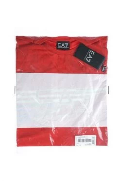 Emporio Armani EA7 Shirts T-shirt Red -Goedkope Emporio Armani EA7 winkel 894fe466b2775e1ef0bae2807edfc34d