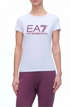 Emporio Armani EA7 T-shirts 3D Logo Stretch T -shirt White -Goedkope Emporio Armani EA7 winkel 89a28b5a60ca0db5937ee8c36d1bcb62