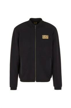 Emporio Armani EA7 Bomber Jackets Sweatshirts ; Hoodies Black