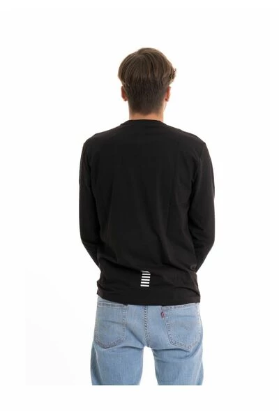Emporio Armani EA7 Longsleeves T-SHIRT Black 4 Emporio Armani EA7 Longsleeves T-SHIRT Black - Afbeelding 2