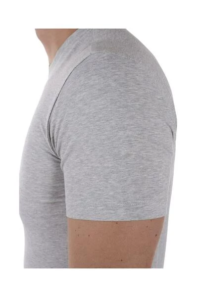 Emporio Armani EA7 Shirts T-shirt Gray 6 Emporio Armani EA7 Shirts T-shirt Gray - Afbeelding 4