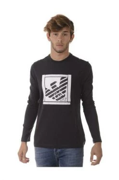 Emporio Armani EA7 Hoodies & Sweatvesten Sweatshirt Blue -Goedkope Emporio Armani EA7 winkel 8a385bab58cc0b4a77a365da05eaf151