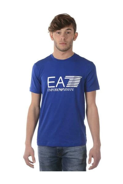 Emporio Armani EA7 Shirts T-shirt Blue 3 Emporio Armani EA7 Shirts T-shirt Blue