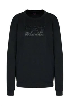 Emporio Armani EA7 Hoodies & Sweatvesten Dresses Black