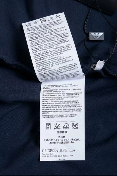 Emporio Armani EA7 Shirts T-shirt Black 5 Emporio Armani EA7 Shirts T-shirt Black - Afbeelding 3