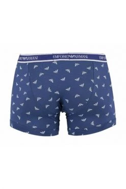 Emporio Armani EA7 Boxershorts 3-Pack Stretch Boxers Blue