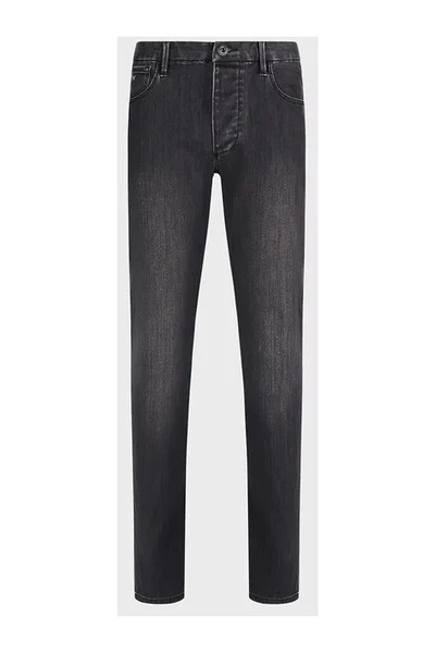 Emporio Armani EA7 Slim Fit Jeans Denim 5 Pockets Pant Nero Gray 4 Emporio Armani EA7 Slim Fit Jeans Denim 5 Pockets Pant Nero Gray - Afbeelding 3