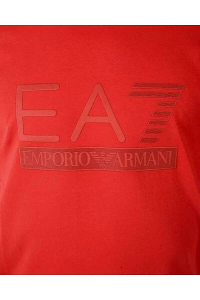 Emporio Armani EA7 Shirts T-shirt Red 5 Emporio Armani EA7 Shirts T-shirt Red - Afbeelding 3