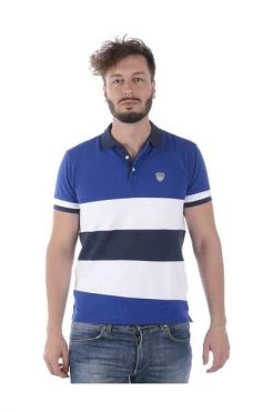 Emporio Armani EA7 Polo's Polo Shirt Blue -Goedkope Emporio Armani EA7 winkel 8ee70766e453031b4fe73fb1019833c3