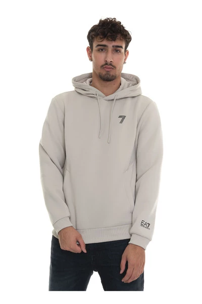 Emporio Armani EA7 Hoodies & Sweatvesten Hoodie Beige 6 Emporio Armani EA7 Hoodies & Sweatvesten Hoodie Beige - Afbeelding 4