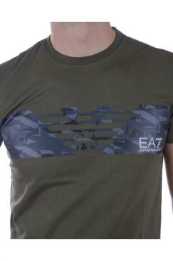 Emporio Armani EA7 Shirts T-shirt Green -Goedkope Emporio Armani EA7 winkel 8f4ab48552af92c5e66cd3764bd35aea