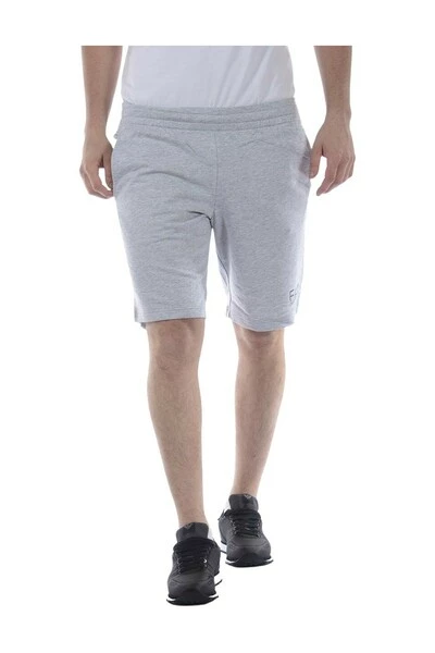 Emporio Armani EA7 Korte Broeken Sweat Shorts Gray 8 Emporio Armani EA7 Korte Broeken Sweat Shorts Gray - Afbeelding 6