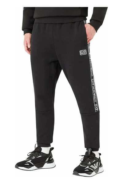 Emporio Armani EA7 Sweatpants Trousers Black 4 Emporio Armani EA7 Sweatpants Trousers Black - Afbeelding 2