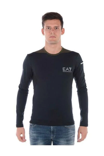 Emporio Armani EA7 Longsleeves T-shirt Black 4 Emporio Armani EA7 Longsleeves T-shirt Black - Afbeelding 2