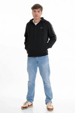 Emporio Armani EA7 Hoodies & Sweatvesten Zip-throughs Black -Goedkope Emporio Armani EA7 winkel 9397bc53767f202c35862144580ba986