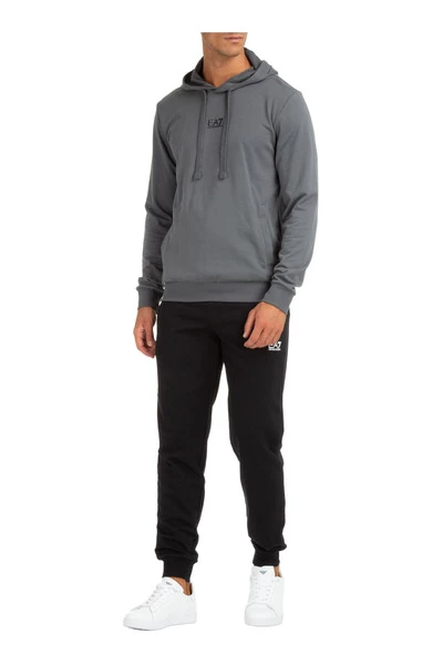 Emporio Armani EA7 Trainingspakken Men's Tracksuit Pants With Sweatshirt Fashion Gray 6 Emporio Armani EA7 Trainingspakken Men's Tracksuit Pants With Sweatshirt Fashion Gray - Afbeelding 4