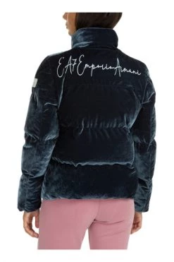 Emporio Armani EA7 Gewatteerde Jassen Women's Outerwear Down Jacket Blouson Blue