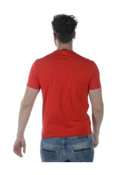 Emporio Armani EA7 Shirts T-Shirt Red 4 Emporio Armani EA7 Shirts T-Shirt Red - Afbeelding 2