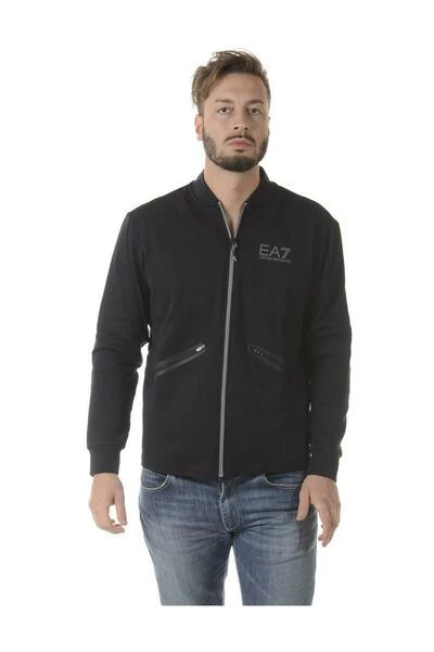 Emporio Armani EA7 Bomber Jackets Bomber Jacket Black 4 Emporio Armani EA7 Bomber Jackets Bomber Jacket Black - Afbeelding 2