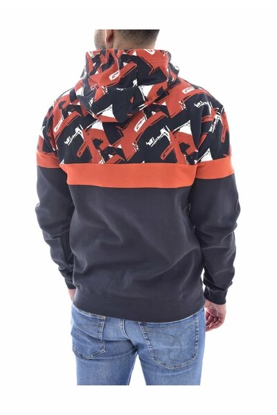 Emporio Armani EA7 Hoodies & Sweatvesten Sweat Printed To Capuccia Blue 3 Emporio Armani EA7 Hoodies & Sweatvesten Sweat Printed To Capuccia Blue