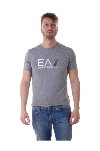 Emporio Armani EA7 Shirts T-Shirt Gray 8 Emporio Armani EA7 Shirts T-Shirt Gray - Afbeelding 6