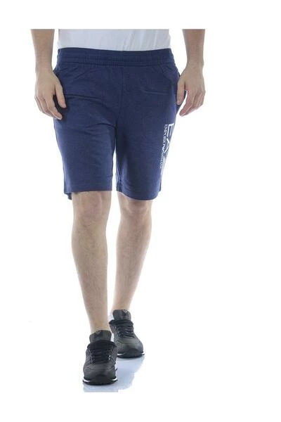 Emporio Armani EA7 Korte Broeken Shorts Blue 5 Emporio Armani EA7 Korte Broeken Shorts Blue - Afbeelding 3