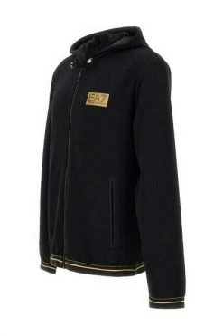 Emporio Armani EA7 Hoodies & Sweatvesten Zip-throughs Black