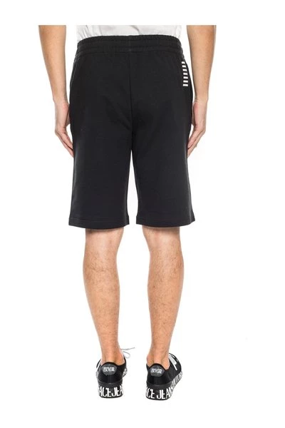 Emporio Armani EA7 Korte Broeken Sweat Shorts With Logo Black 4 Emporio Armani EA7 Korte Broeken Sweat Shorts With Logo Black - Afbeelding 2