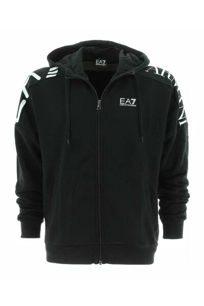 Emporio Armani EA7 Hoodies & Sweatvesten Sweatshirts & Hoodies Black 6 Emporio Armani EA7 Hoodies & Sweatvesten Sweatshirts & Hoodies Black - Afbeelding 4