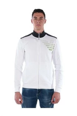 Emporio Armani EA7 Hoodies & Sweatvesten Zip Through White -Goedkope Emporio Armani EA7 winkel 9cdb1e69b53e9d47d66e5100ab71e59c