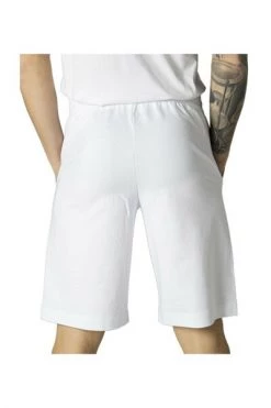 Emporio Armani EA7 Korte Broeken Shorts Plain Side Pockets White